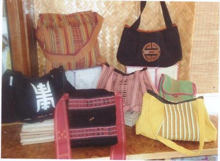 Traditional handloom Lepcha bags with other bags